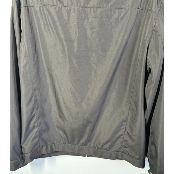 Axcess by Claiborne Black Soft Shell Zip Up Jacket Large Pockets Lightweight - Picture 8 of 14